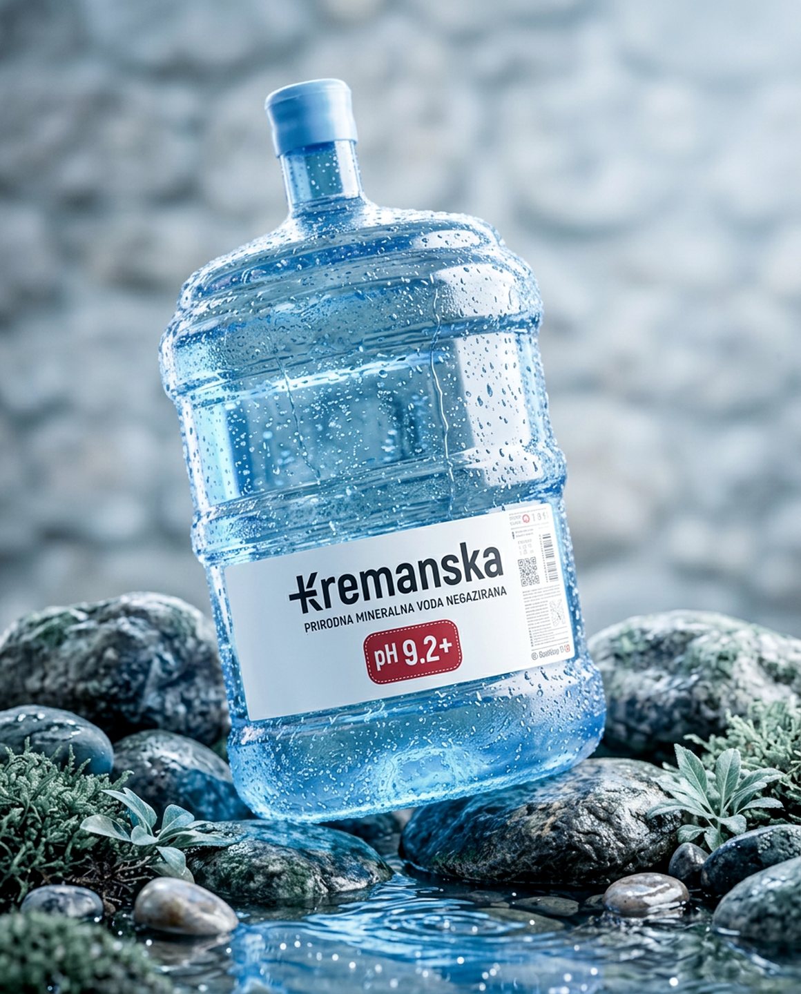 Detalj flaše Kremanske vode